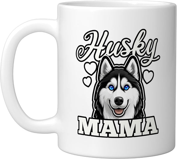 Husky Mama Siberian Husky Mom Ceramic Mug