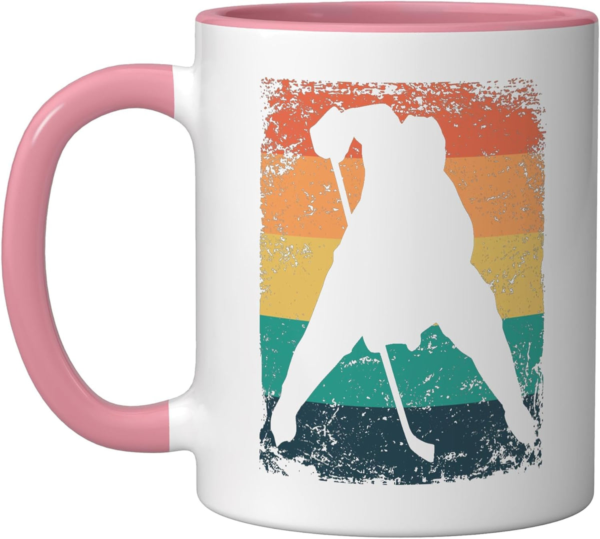 Ice Hockey Player Vintage Boys Ice Hockey Ceramic Mug