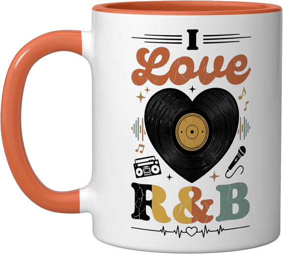 I Love R&B Ceramic Mug