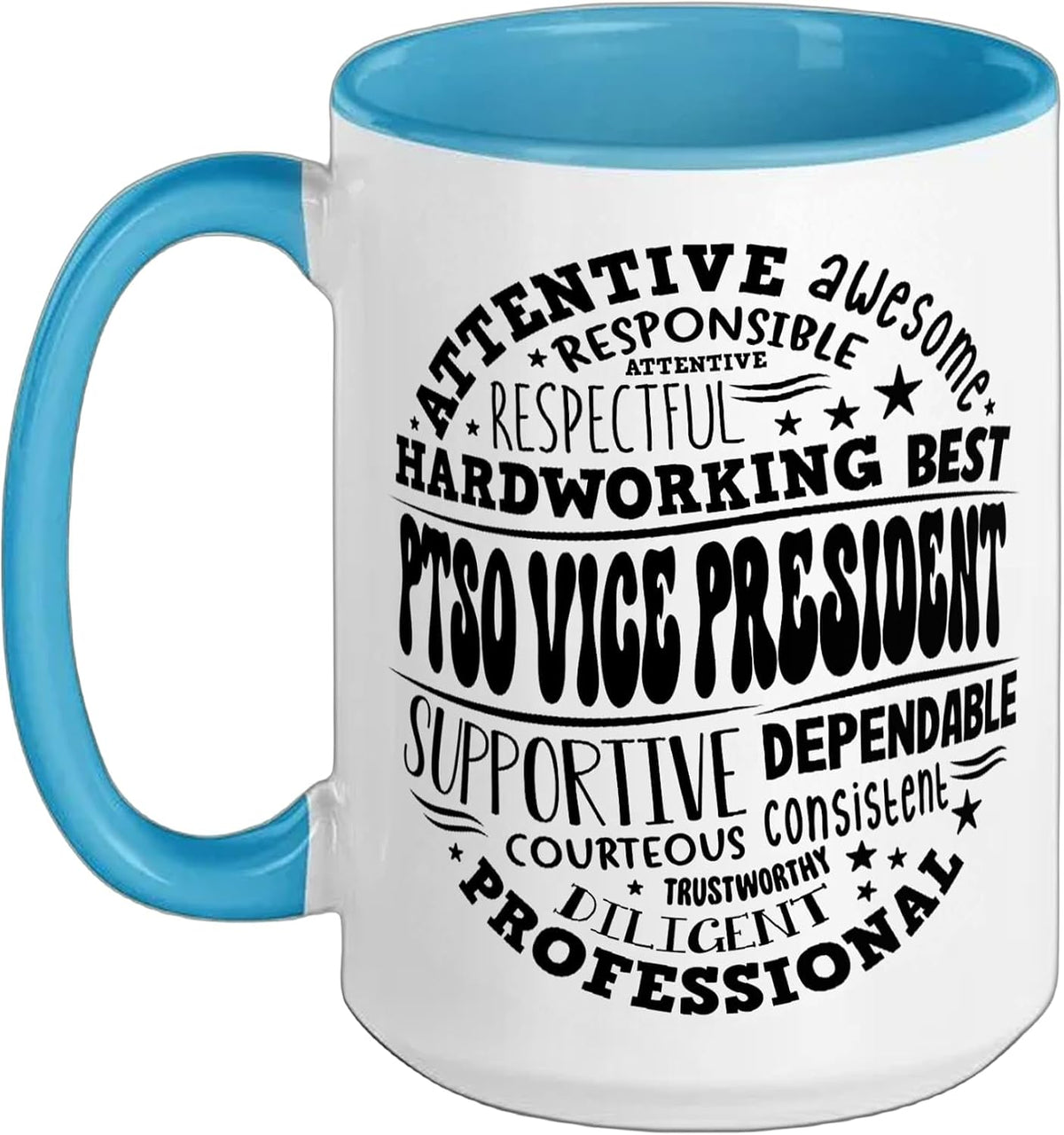 Groovy Ptso Vice President Appreciation Week Back To Ceramic Mug