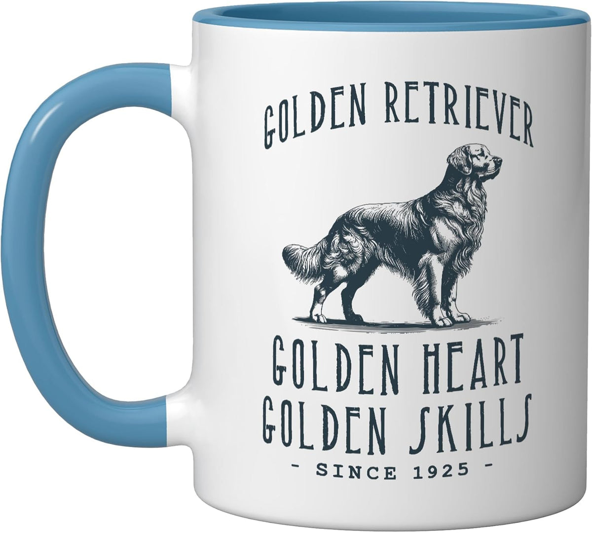 Golden Retriever Dog Breed Vintage Design Ceramic Mug