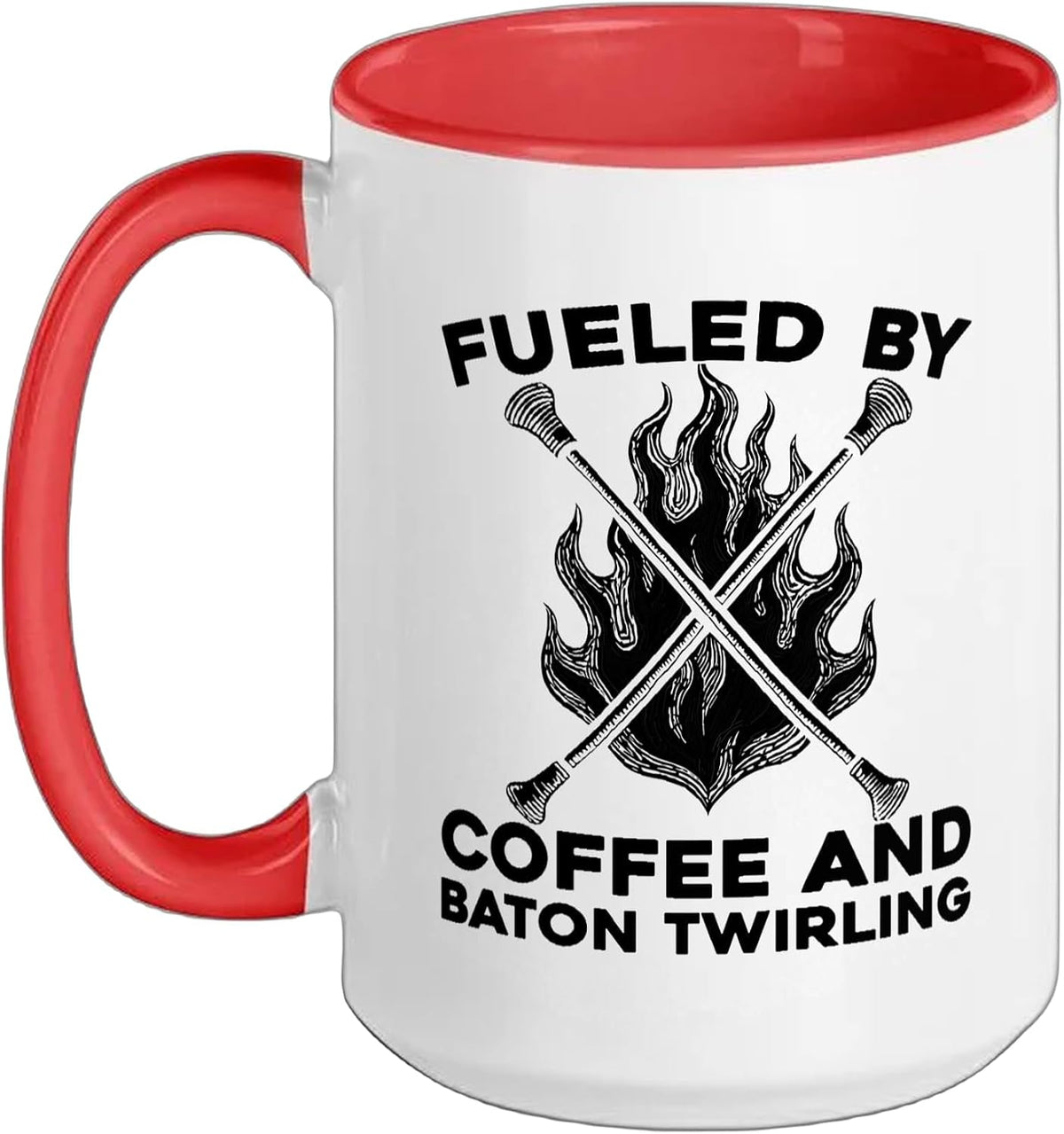 Majorette Coordination - Performance Baton Twirling Ceramic Mug