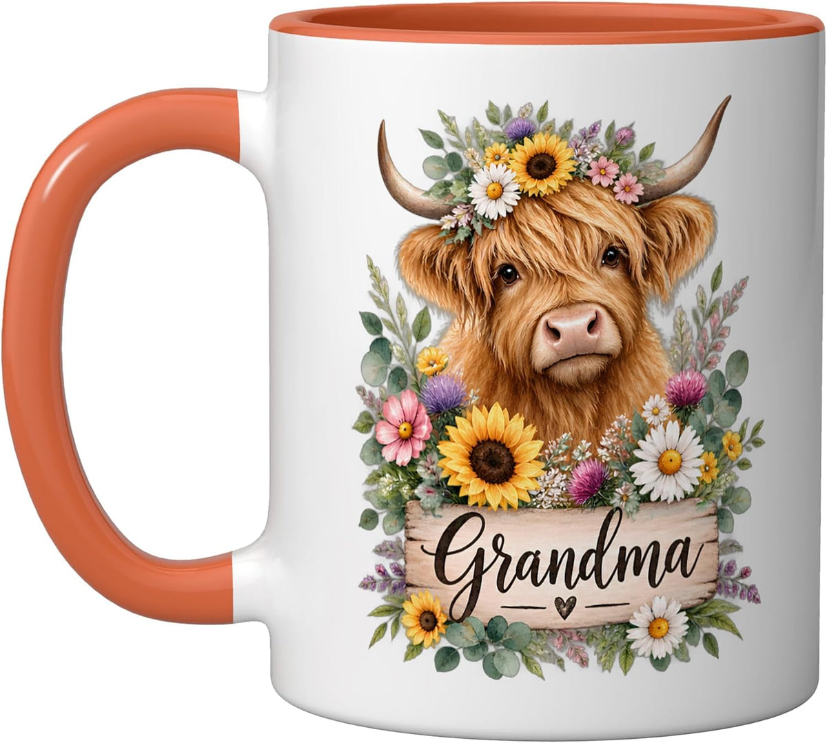 Cow Grandma Birthday Family Matching Mothers Day Ceramic Mug