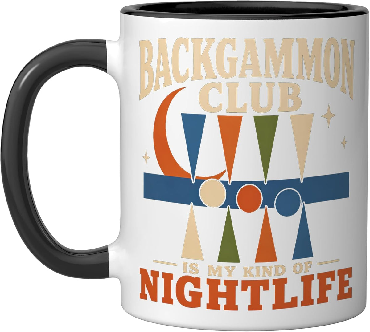 Backgammon Player Backgammon Gift Doubling Cube Christmas Ceramic Mug