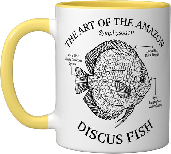 Aquarium Tropical Discus Fish Tank Aquarist Ceramic Mug