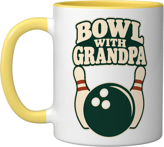 Bowl With Grandpa Bowling Christmas Ceramic Mug