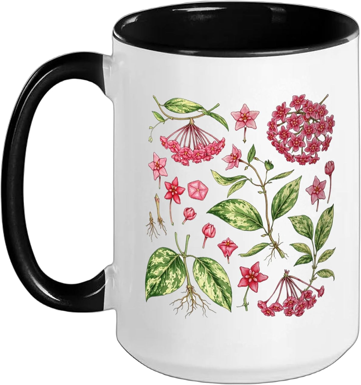 Hoya Carnosa Gardener Gardening Planting Botanical Plant Ceramic Mug