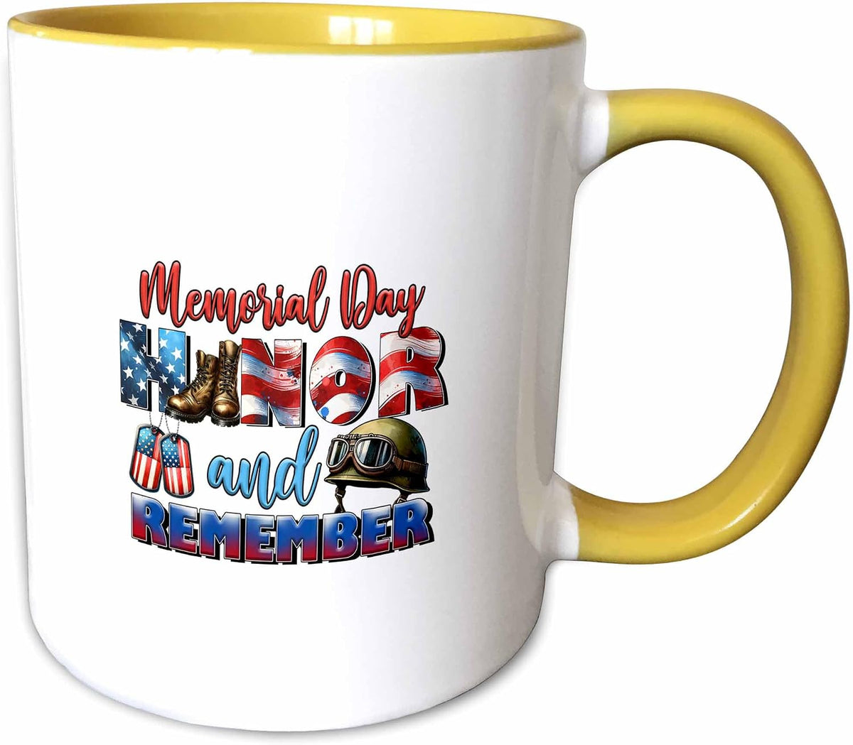Memorial Day Honor And Remember Patriotic Ceramic Mug