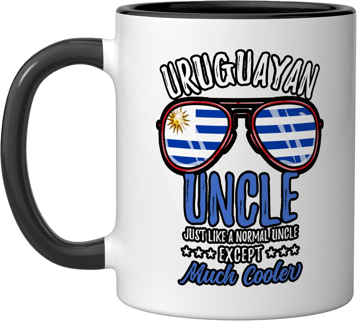 Cool Uruguayan Uncle Sunglasses Uruguayan Family Christmas Ceramic Mug