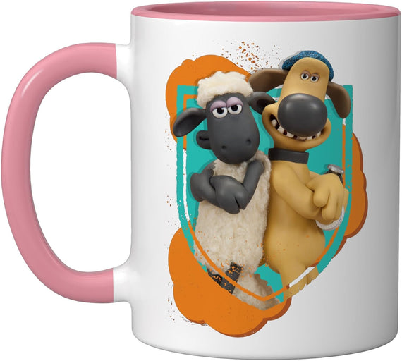 Shaun The Sheep And Bitzer Best Friends Ceramic Mug