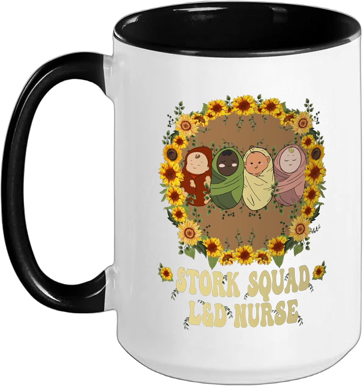 Stork Squad L&D Nurse Crew Labor And Delivery Team Ceramic Mug