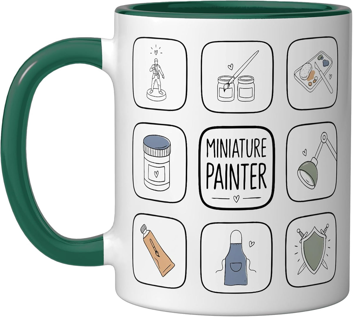 Miniature Painter Mini Painting Hobby Paint Miniatures Ceramic Mug