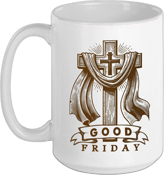 Christian Easter Good Friday Jesus Fasting And Penance Ceramic Mug