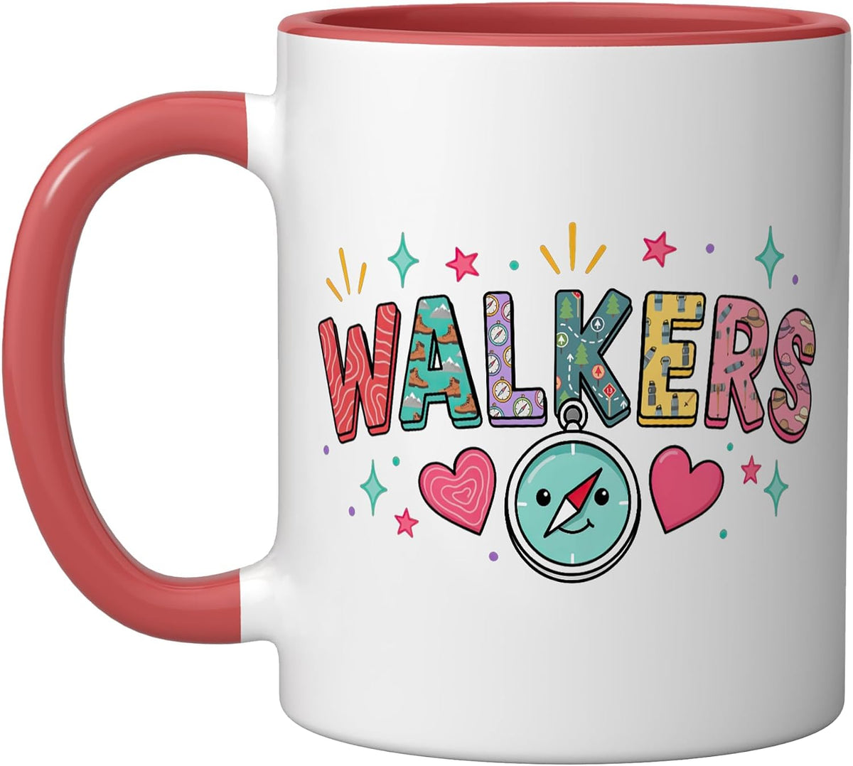 Trail Walking Trekking Rambling Strolling Walker Hiker Ceramic Mug