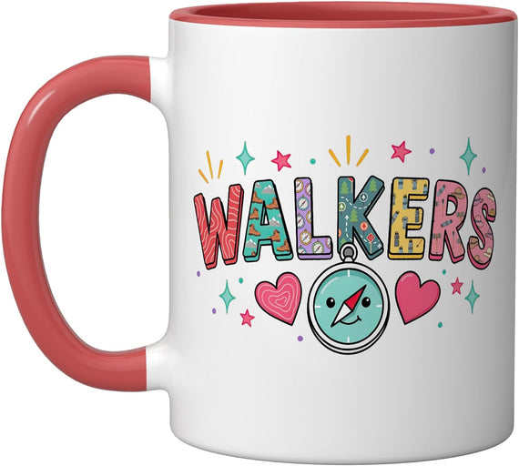 Trail Walking Trekking Rambling Strolling Walker Hiker Ceramic Mug