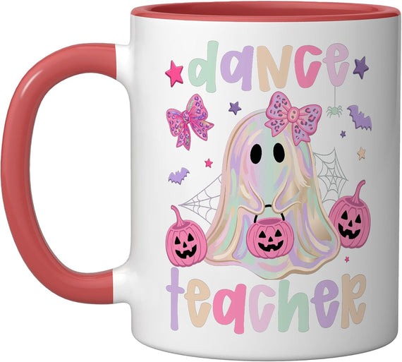 Spooky Dance Teacher Halloween Ceramic Mug