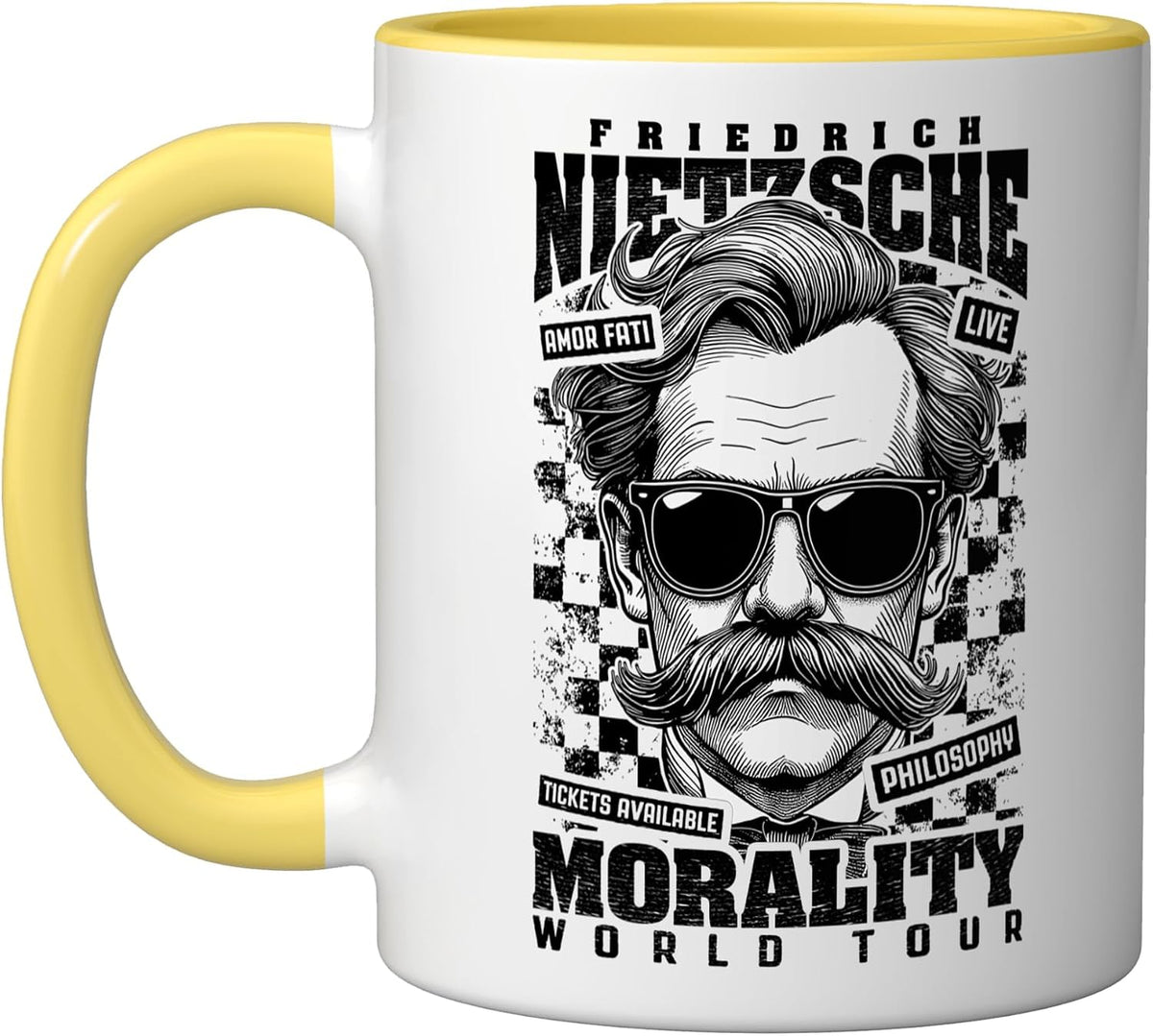 Funny Philosophy Nietzsche Philosopher Morality Tour Ceramic Mug