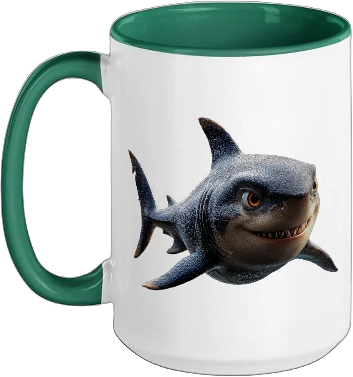 Shark Design Tiger Sharks Gray White Great Shark Ceramic Mug