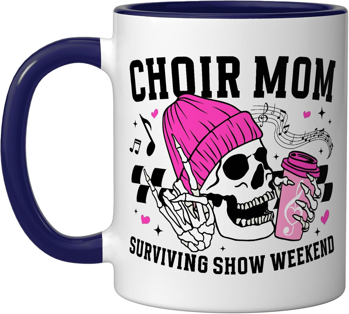 Choir Mom Of A Choir Member Funny Choir Mama Choir Mother Ceramic Mug