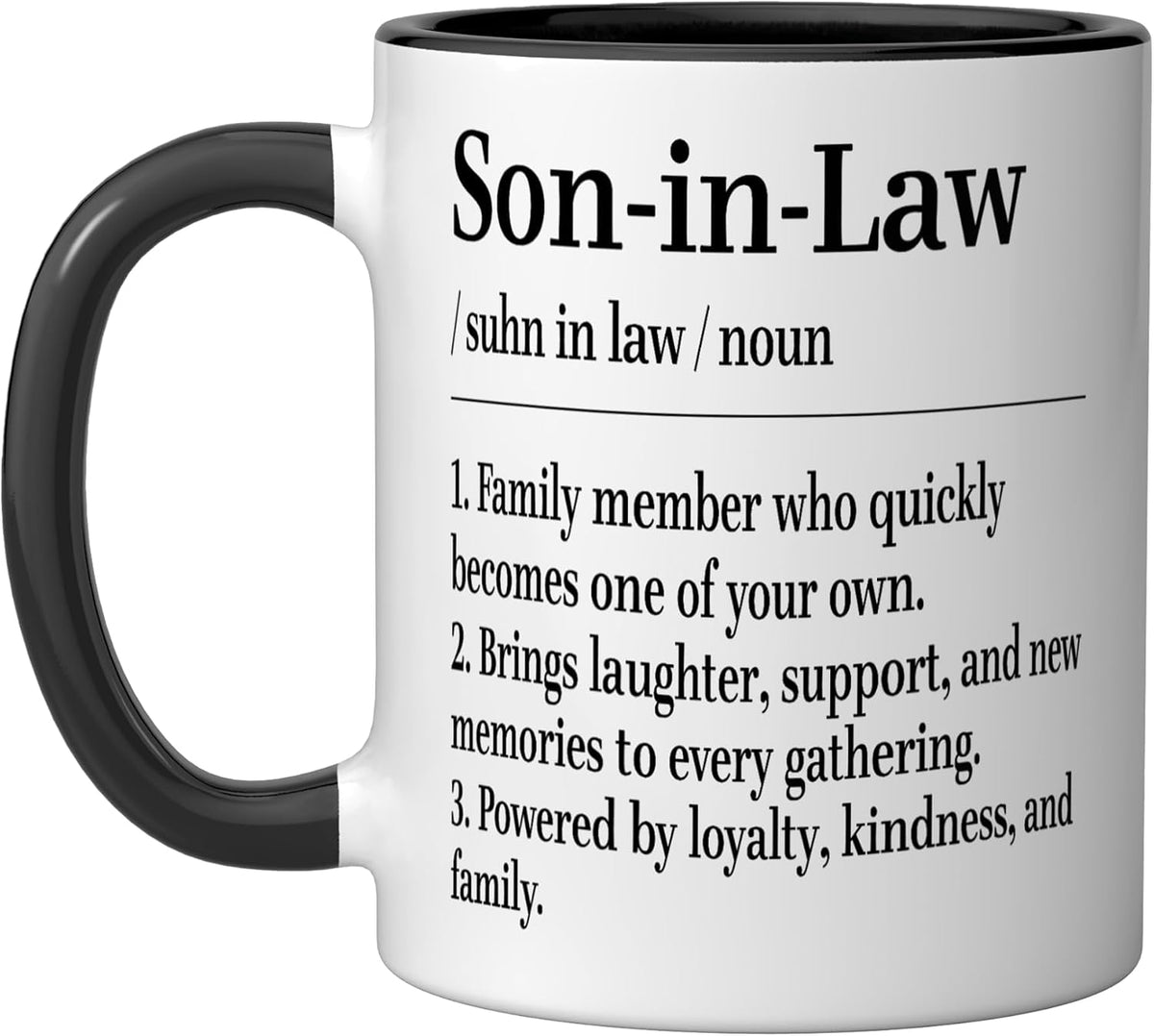 Son-In-Law Definition Funny New Family Ceramic Mug