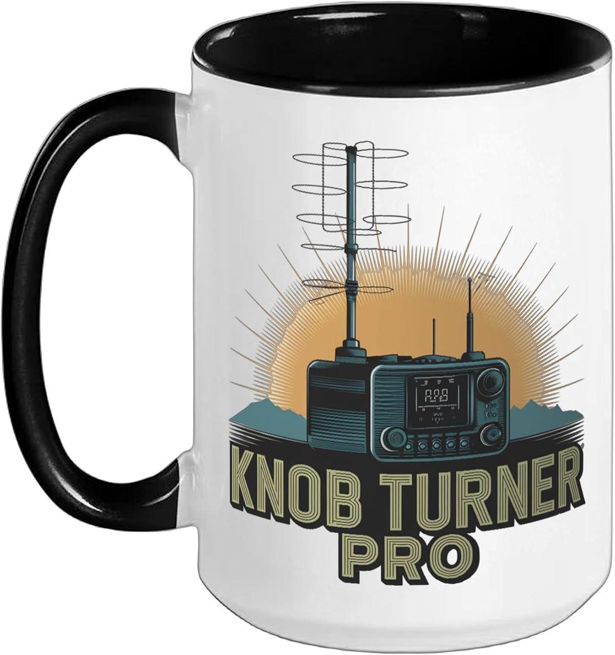 Knob Turner Pro Ham Radio Amateur Radio Ham Radio Operator Ceramic Mug