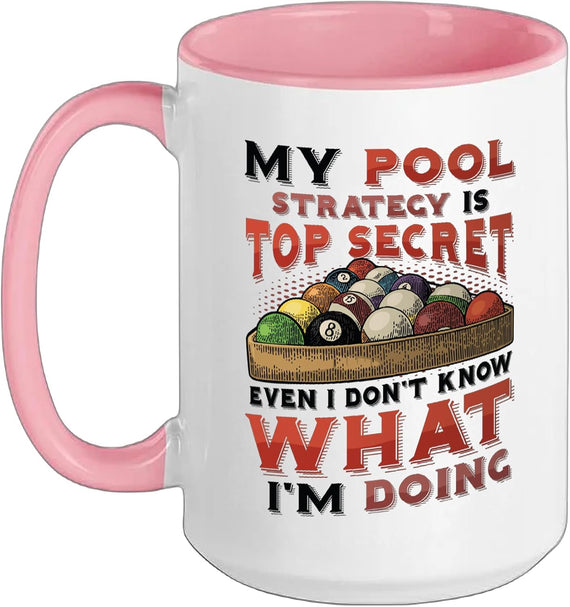 Funny Pool Player Billiard Pool League Ceramic Mug