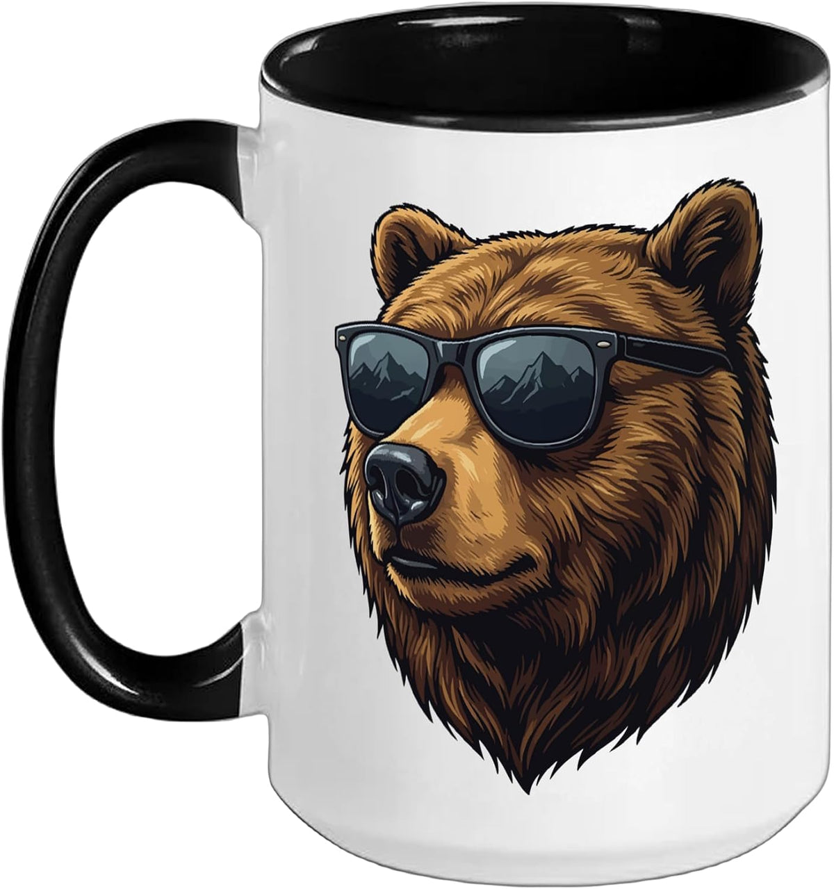Bear Sunglasses Ceramic Mug