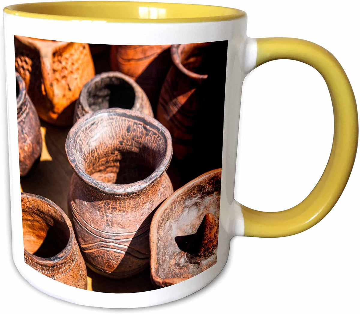 Group Of Ceramic Pottery Made In An Ancient Ceramic Mug