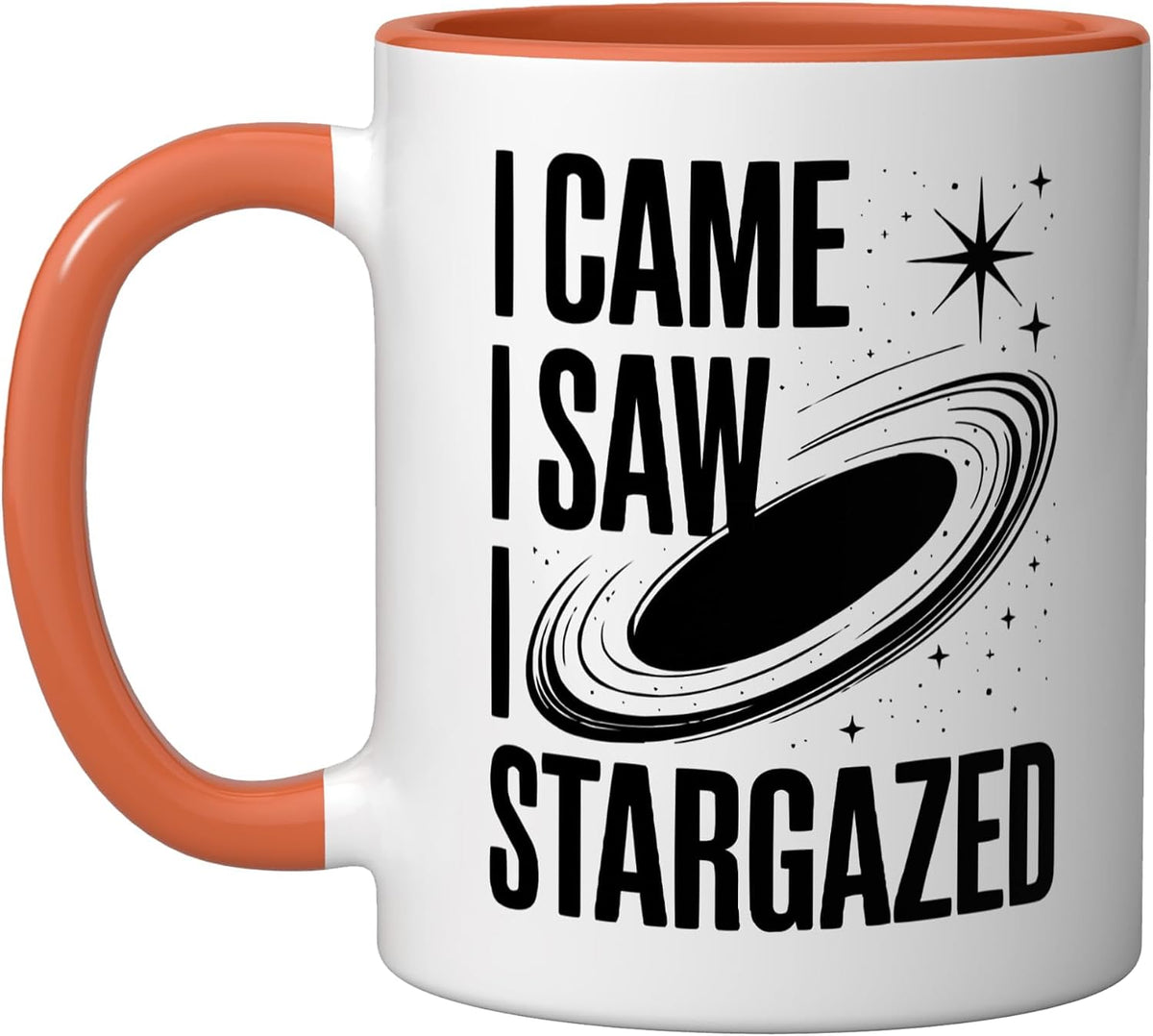 Stargazing Amateur Astronomy Lover Telescope Stargazer Ceramic Mug
