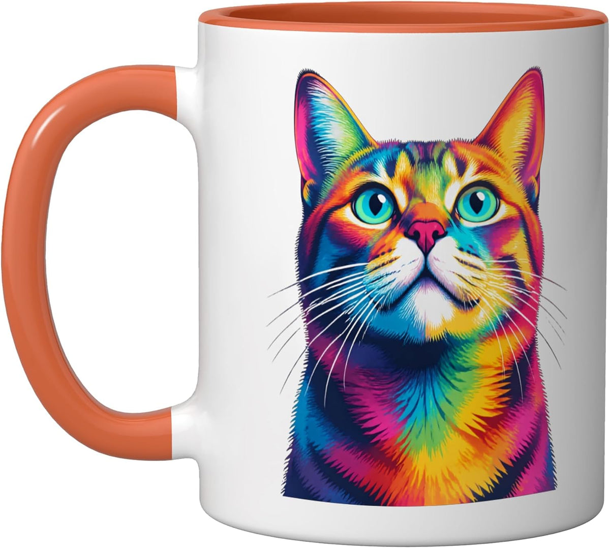 Cat Motif Art Design Gifts Cute Kitten Ceramic Mug