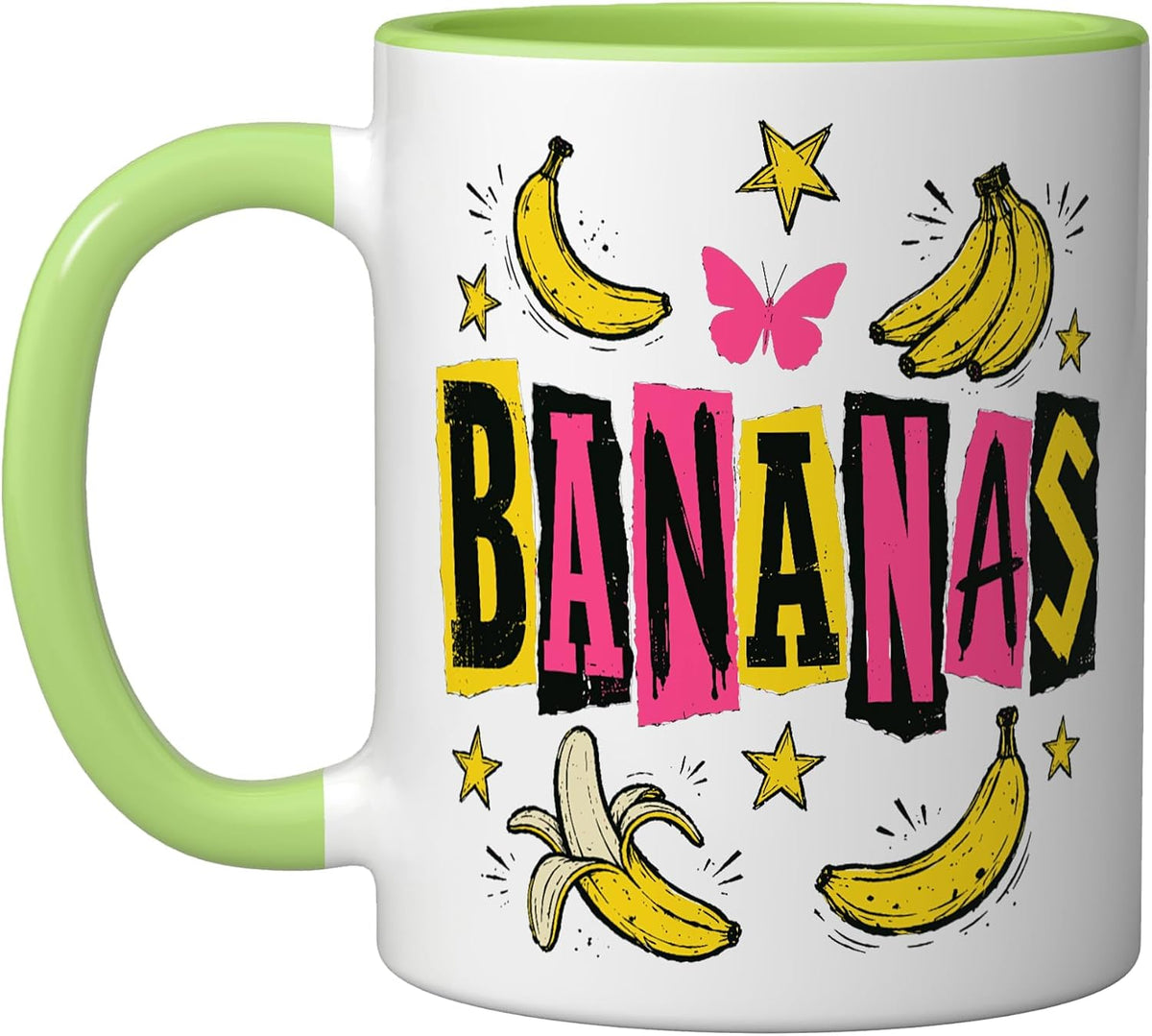 Bananas Funny Banana Fruit Lover Pop Art Humor Ceramic Mug
