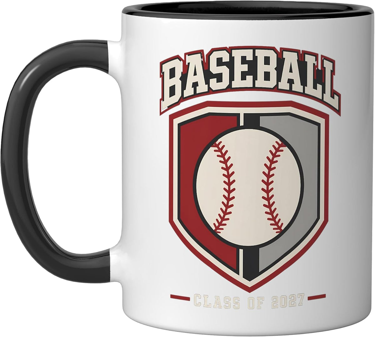 Baseball Class Of 2027 Graduation Senior Player Ceramic Mug