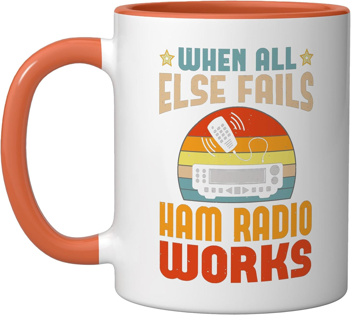 Ham Radio Works Operator Amateur Radio Ceramic Mug