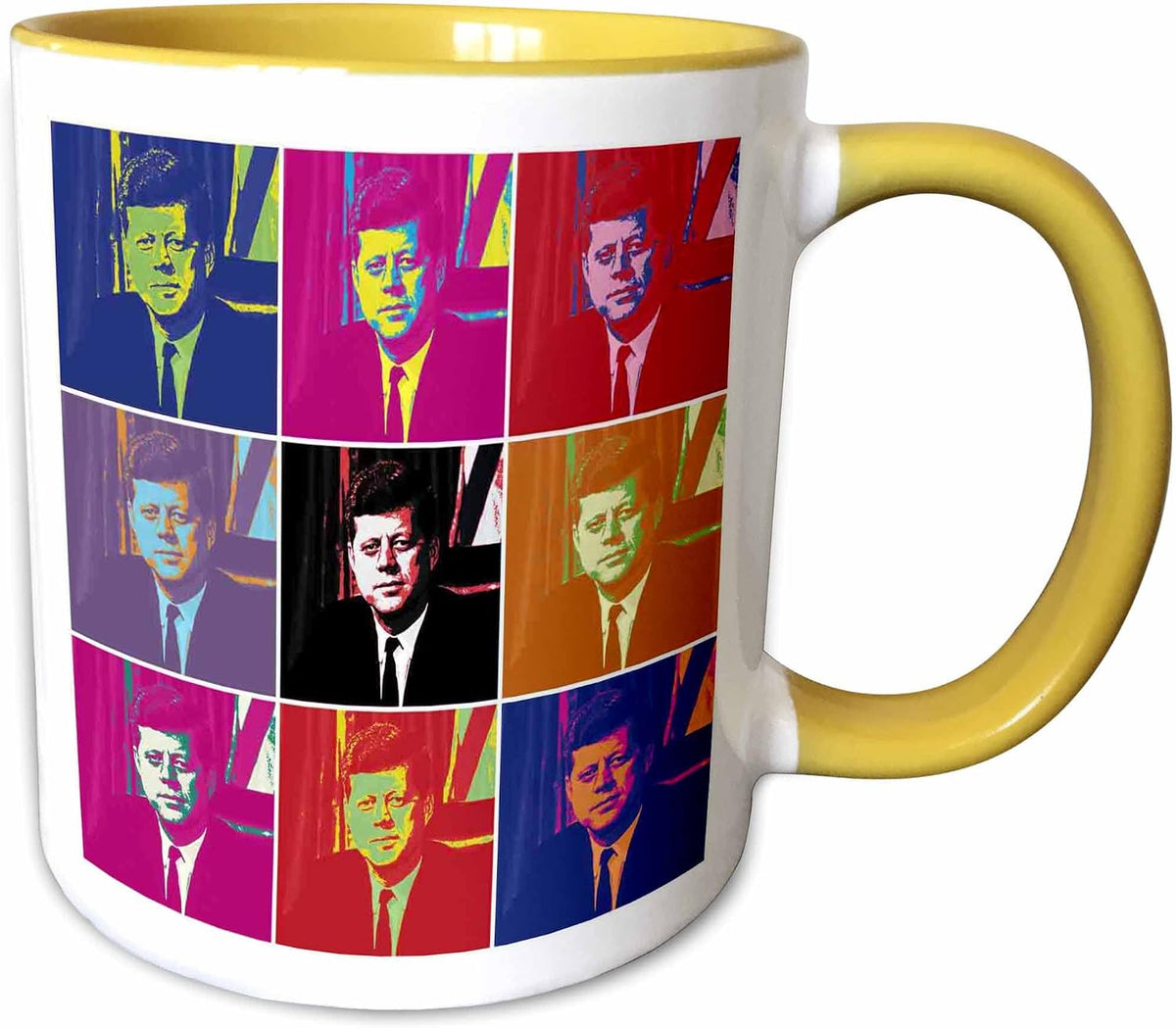President John F. Kennedy (1961) Pop Art Ceramic Mug