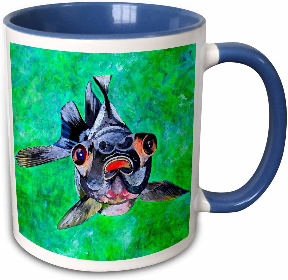 Fish Blackmoor Goldfish Ceramic Mug