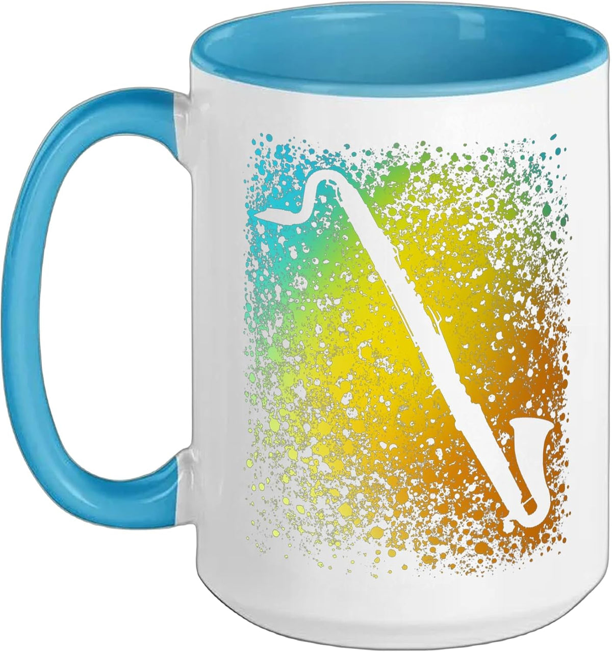 Cool Bass Clarinet Art For Proud Clarinettist Clarinets Ceramic Mug