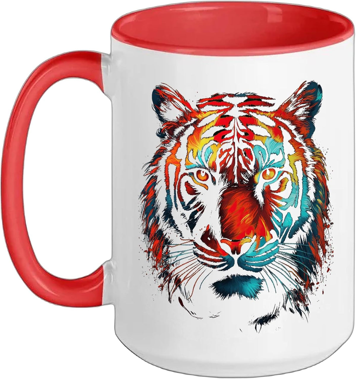 Bengal Tiger Iconic In Orange White Sumatran Tigers Ceramic Mug
