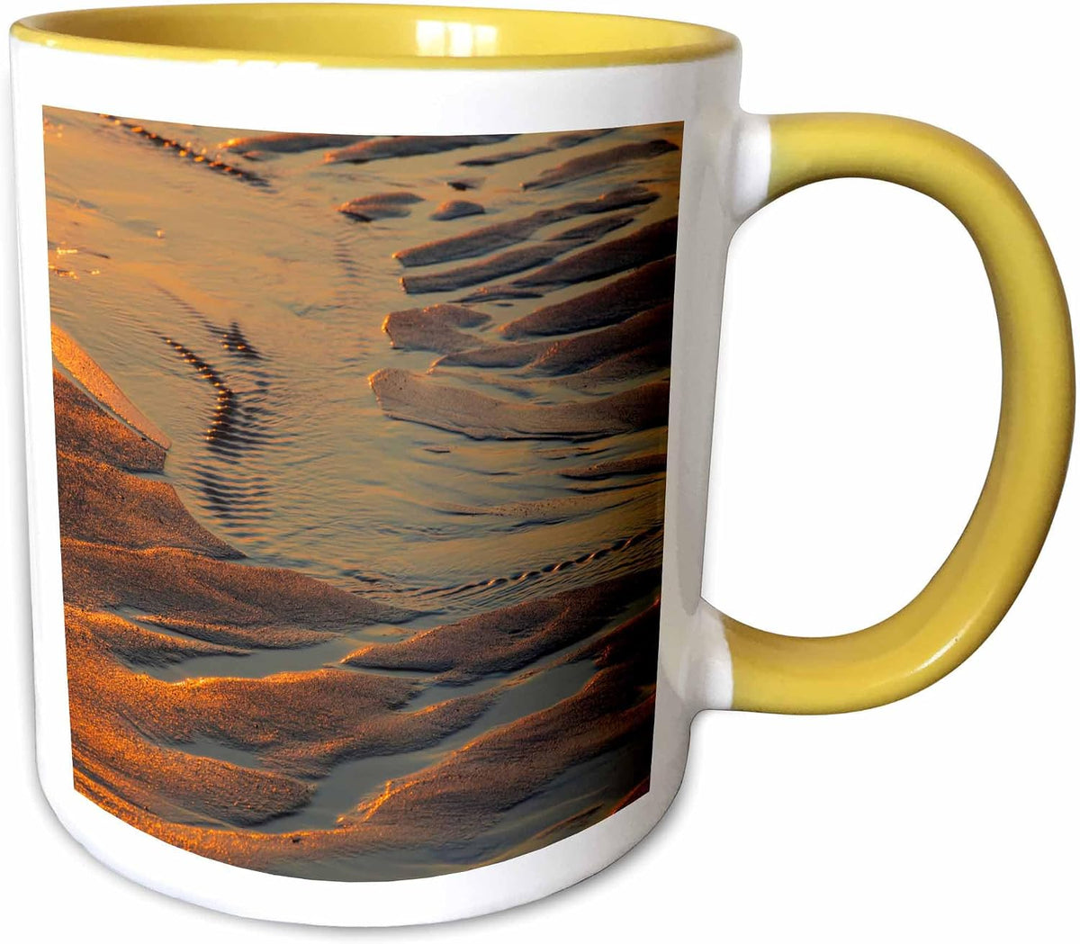 Patterns In The Sand At Coast Guard Beach Ceramic Mug