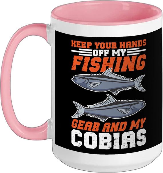 Cobia Fishing Spot Fishing Rod And Reel Combo Fisherman Ceramic Mug