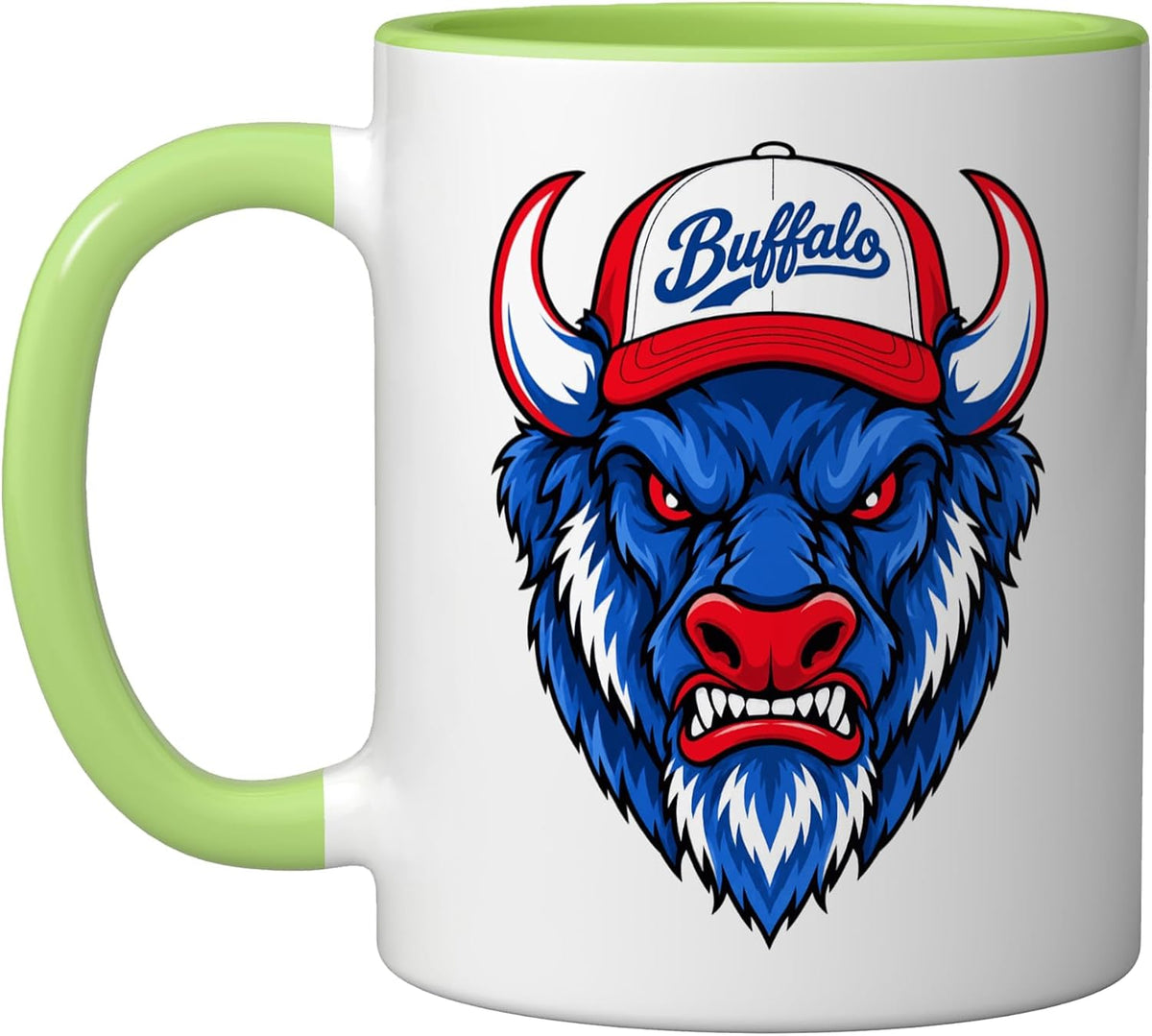 Buffalo Graphic For Men Women Kids Novelty Ceramic Mug