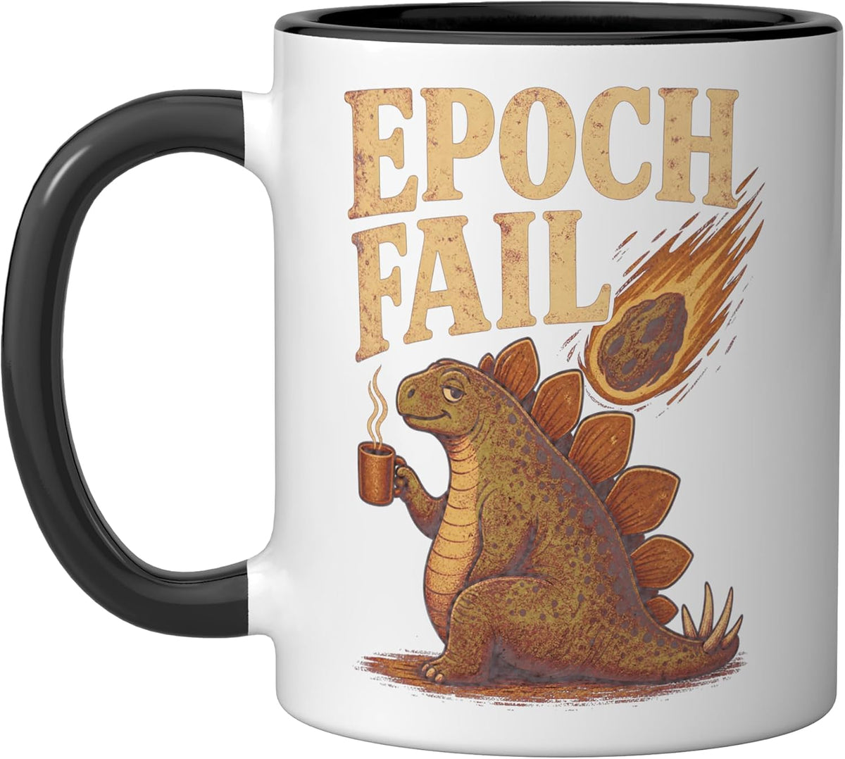 Epoch Fail Paleontology Dinosaur Geology Pun Ceramic Mug