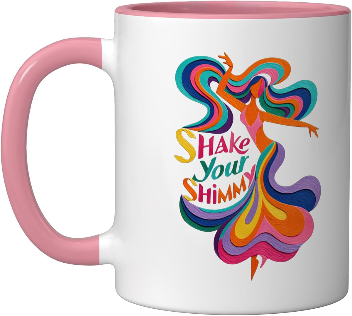 Belly Dance Shimmy Ceramic Mug