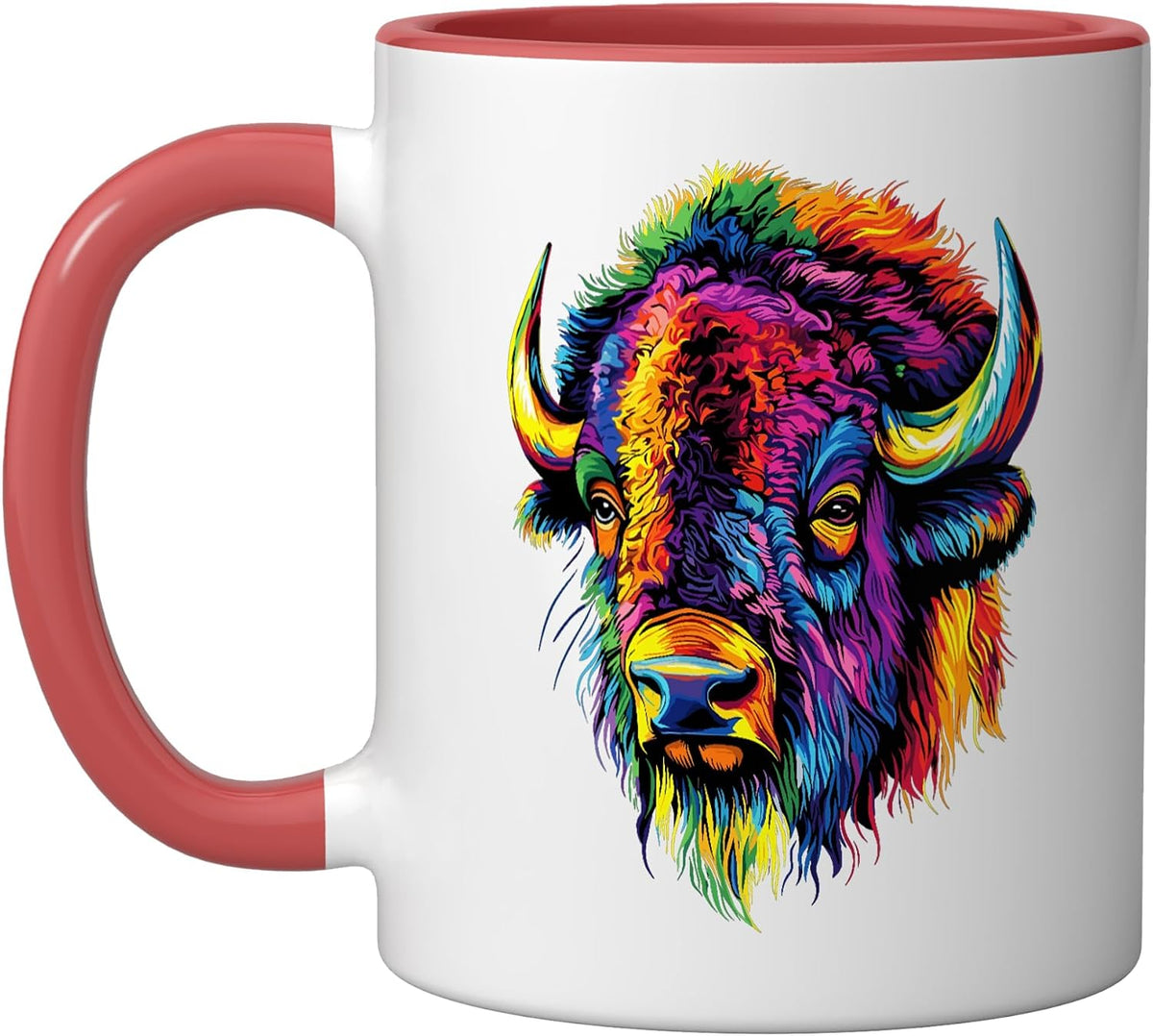 Bison Wild Cattle Prairie American Buffalo Ceramic Mug