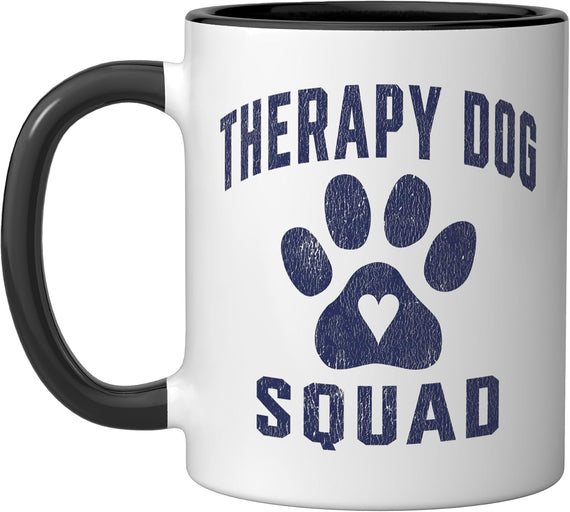 Therapy Dog Team Handler Animal Assisted Therapy Dog Squad Ceramic Mug