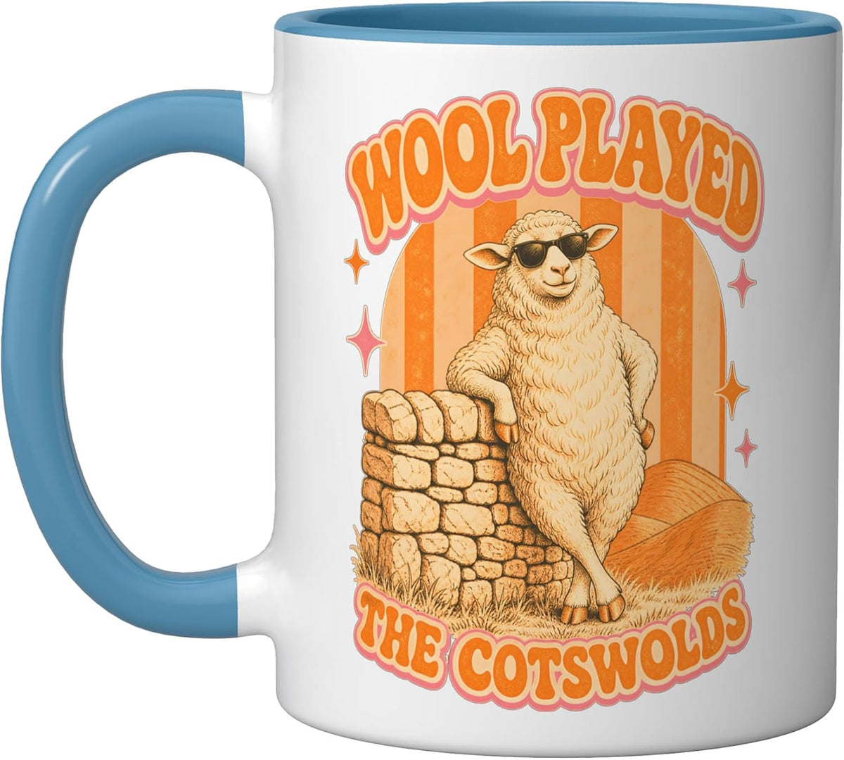 Wool Played The Cotswolds Sheep Pun Funny Ceramic Mug