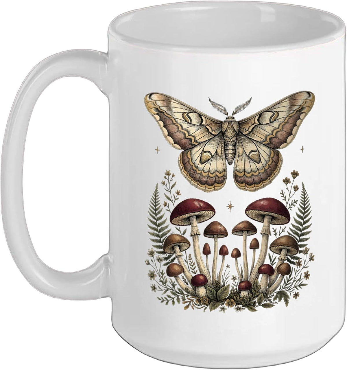 Moth Grunge Fairycore Ceramic Mug