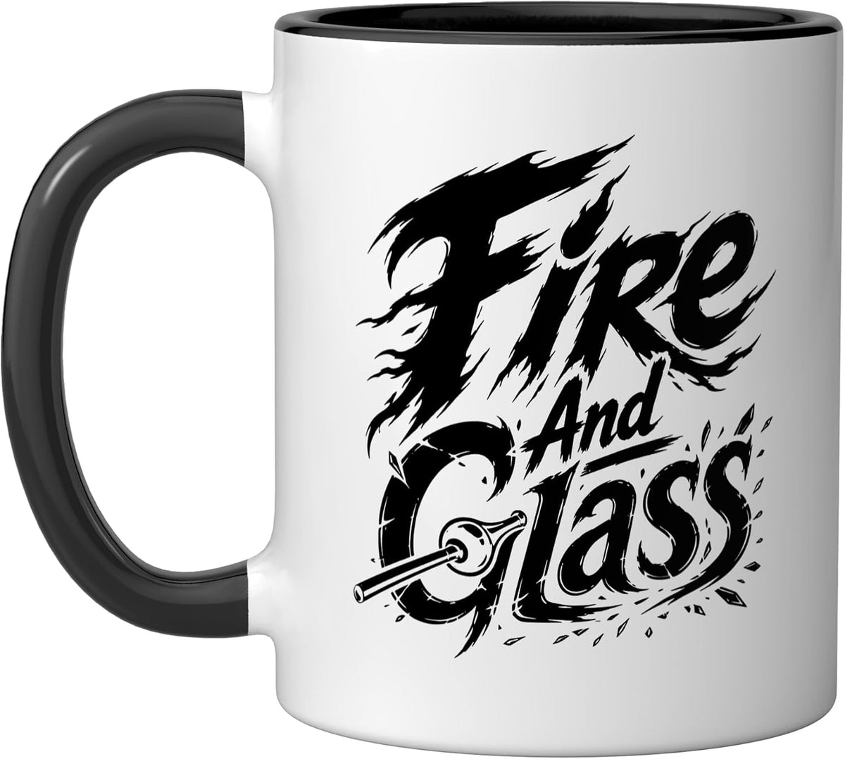 Glass Blower Fire Artist Hot Work Craft Art Ceramic Mug