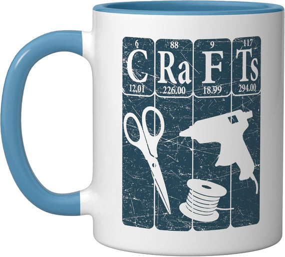 Crafts Periodic Table Elements Crafting Retro Crafter Ceramic Mug