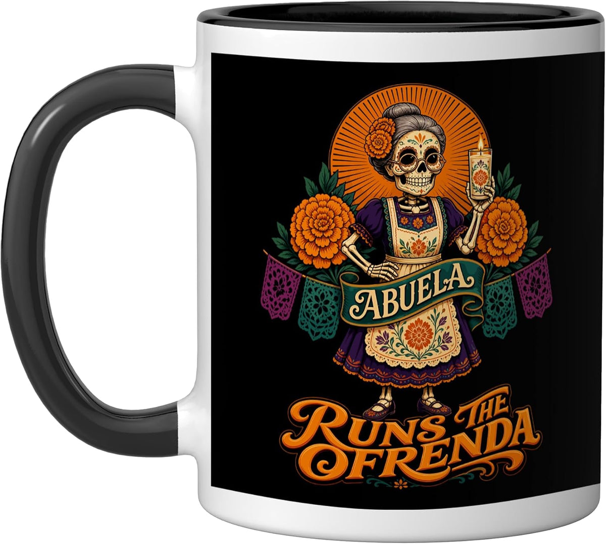 Abuela Dia De Los Muertos Ofrenda Ceramic Mug