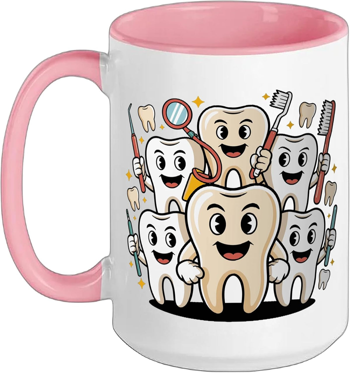 Dental Assistant Squad Dentist Office Tooth Team Ceramic Mug